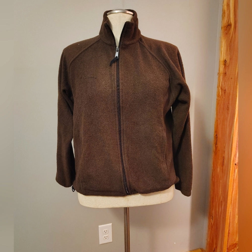 Columbia Full Zip Fleece Jacket Size Medium